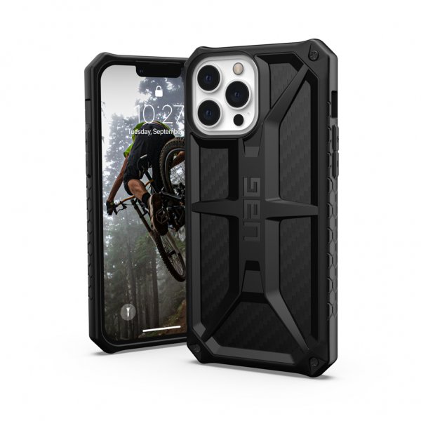 Urban Armor Gear (UAG) iPhone 13 Pro Max -suojakuori, Monarch Carbon Fiber