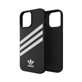 Adidas iPhone 13 Pro Max -muotoiltu PU-kotelo, musta