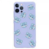 iPhone 13 Pro Max -kuori Nallekarhuja Lila