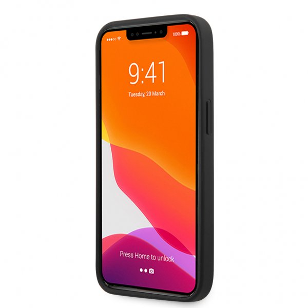 Ferrari iPhone 13 Pro Max Suojakuori Perforoitu Musta