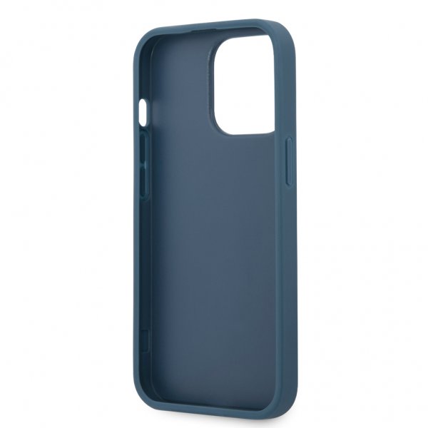 Guess iPhone 13 Pro Max -suojakuori Printed Stripe, sininen