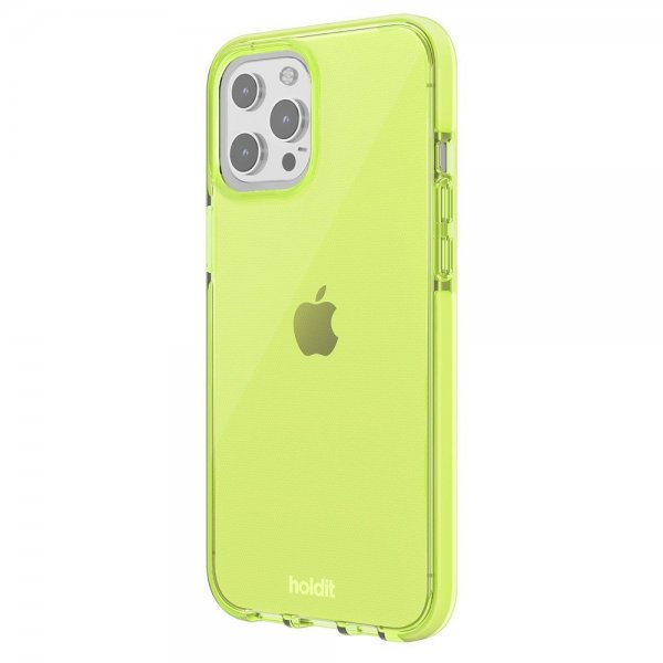 holdit iPhone 13 Pro Max Suojakuori Seethru Acid Green