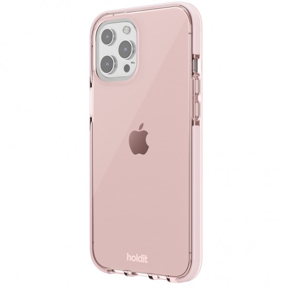holdit iPhone 13 Pro Max -kuori Seethru Blush Pink