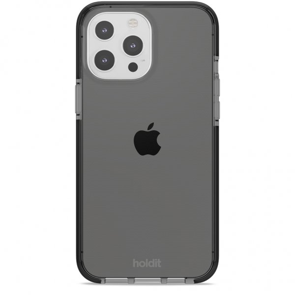 holdit iPhone 13 Pro Max Seethru Kuori Musta