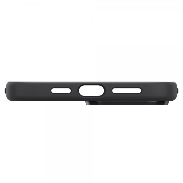 Spigen iPhone 13 Pro Max -kuori Silicone Fit musta