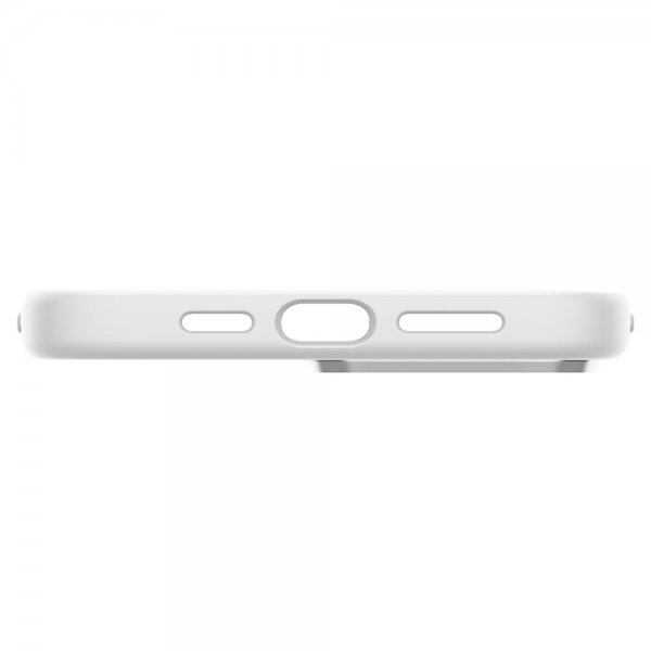 Spigen iPhone 13 Pro Max Suojakuori Silicone Fit Valkoinen