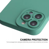 Enkay iPhone 13 Pro Max Silikonikuori Vihreä