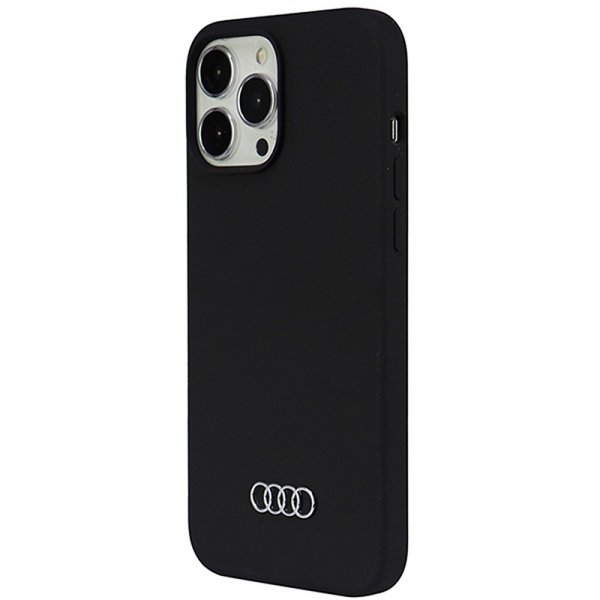 Audi iPhone 13 Pro Max Silikonikuori Musta
