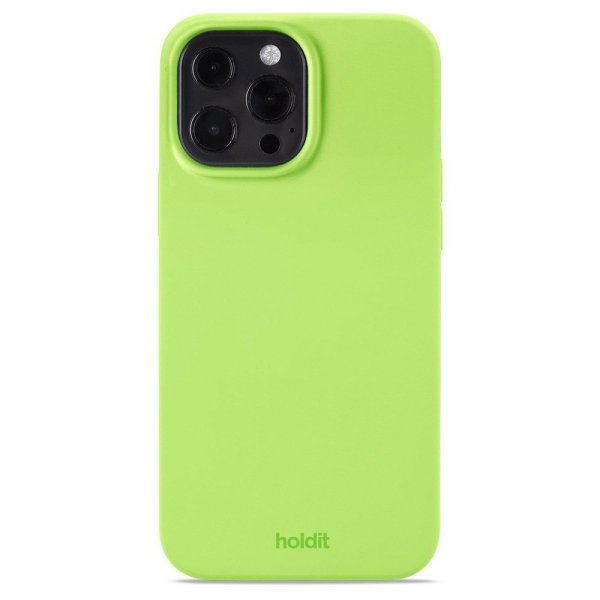 Holdit iPhone 13 Pro Max Silikonikuori Acid Green