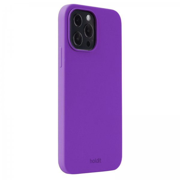 holdit iPhone 13 Pro Max Suojakuori Silikoni Bright Purple