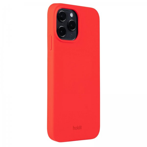 holdit iPhone 13 Pro Max -kuori silikoni Chili Red