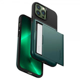 Spigen iPhone 13 Pro Max -suojakuori Slim Armor CS Midnight Green