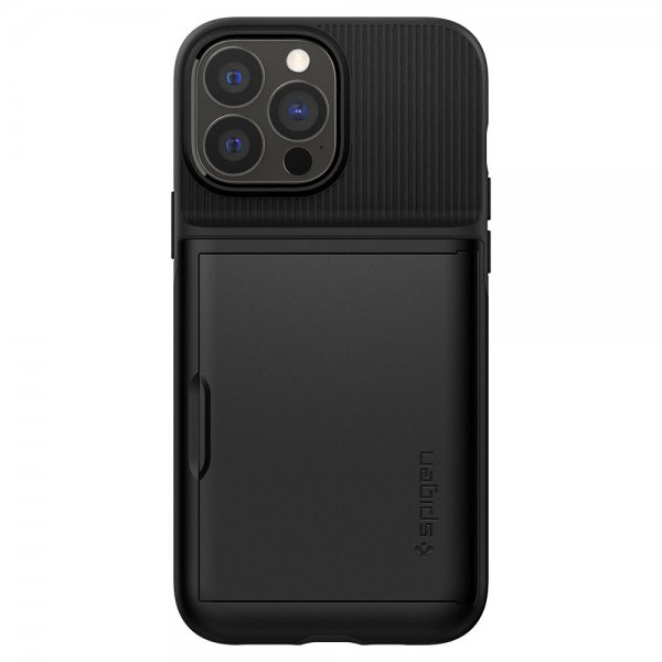 Spigen iPhone 13 Pro Max Suojakuori Slim Armor CS Musta