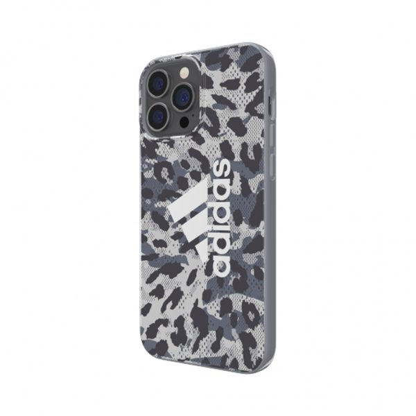 Adidas iPhone 13 Pro Max kuori Snap Case Leopard Grey