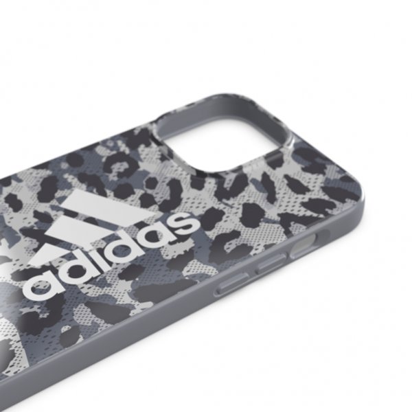 Adidas iPhone 13 Pro Max kuori Snap Case Leopard Grey