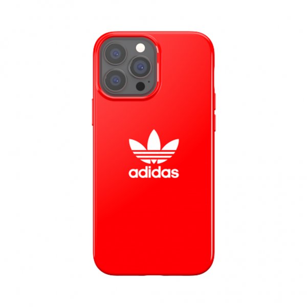 Adidas iPhone 13 Pro Max -suojakuori (Snap Case Trefoil Scarlet)