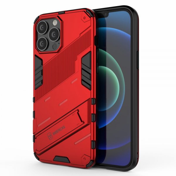 iPhone 13 Pro Max -kuoret, jalustatoiminnolla, punainen