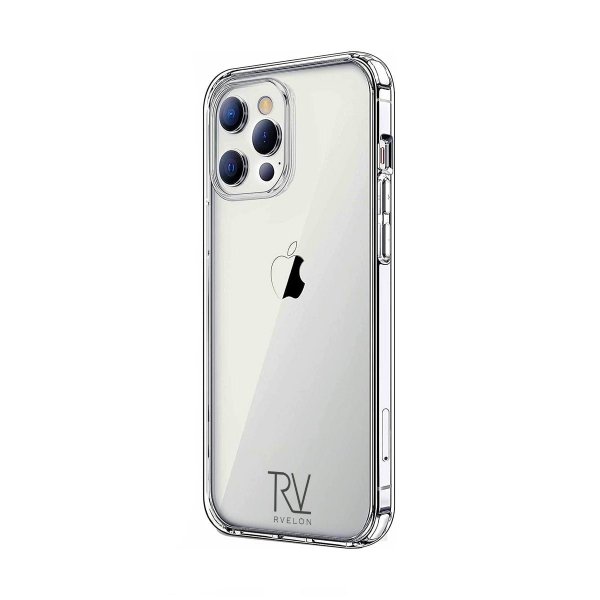 Rvelon iPhone 13 Pro Max Iskunkestävä Läpinäkyvä Kuori