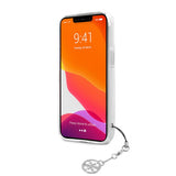 Guess iPhone 13 Pro Max Suojakuori Stripe Charm Harmaa