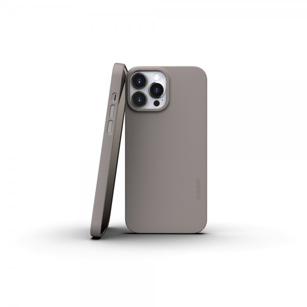 Nudient iPhone 13 Pro Max -suojakuori Thin Case V3 MagSafe Clay Beige
