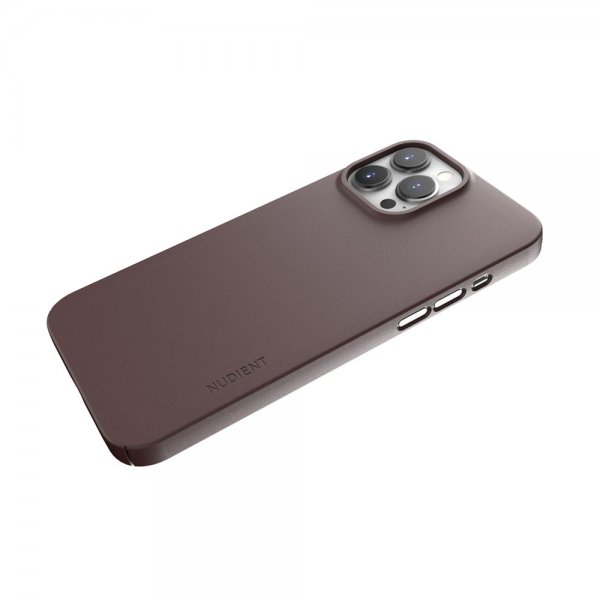 Nudient iPhone 13 Pro Max -kuori Thin Case V3 MagSafe Sangria Red