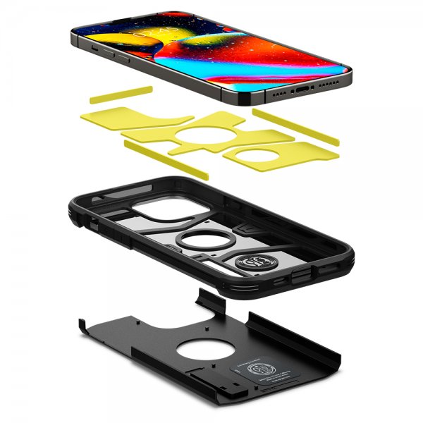 Spigen iPhone 13 Pro Max -kuori Tough Armor Gunmetal