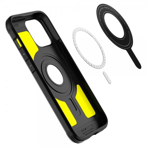 Spigen iPhone 13 Pro Max Suojakuori Tough Armor Mag Musta