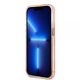 Guess iPhone 13 Pro Max -kuori läpikuultava MagSafe vaaleanpunainen
