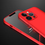 GKK iPhone 13 Pro Max -kolmiosuoja, punainen