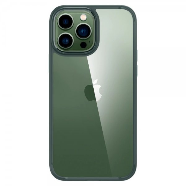 Spigen iPhone 13 Pro Max -kuori Ultra Hybrid Midnight Green