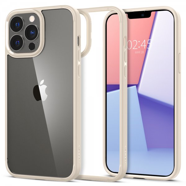 Spigen iPhone 13 Pro Max Suojakuori Ultra Hybrid Sand Beige