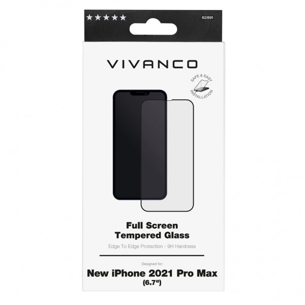 Vivanco iPhone 13 Pro Max/iPhone 14 Plus Näytönsuoja Koko näyttö