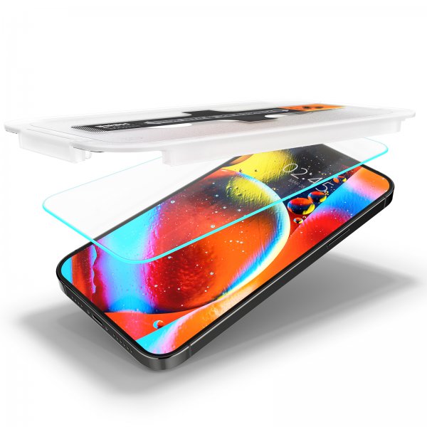 Spigen iPhone 13 Pro Max/iPhone 14 Plus -näytönsuoja GLAS.tR EZ Fit 2-pakkaus