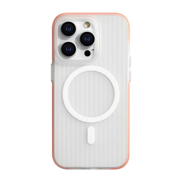 iPhone 13 Pro Kuori Aallotettu MagSafe Oranssi