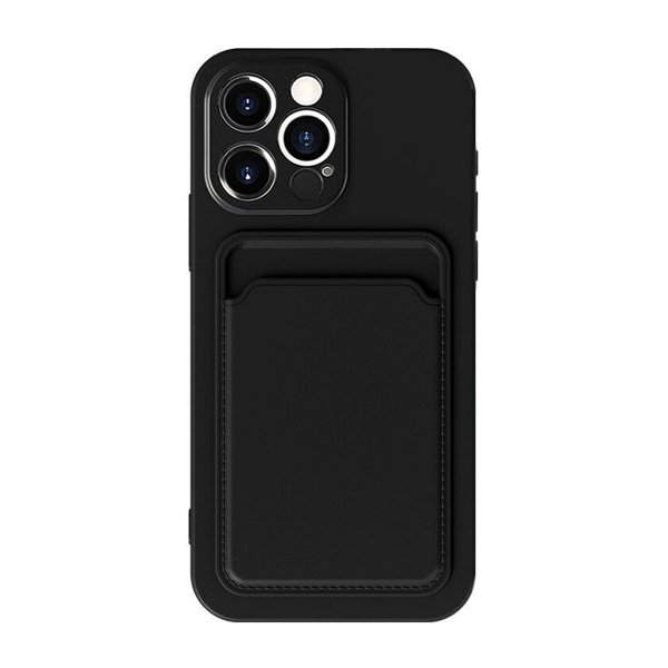 iPhone 13 Pro Kuoret Korttipidikkeellä Musta