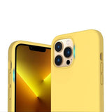 Rvelon iPhone 13 Pro Silikonikuori Keltainen