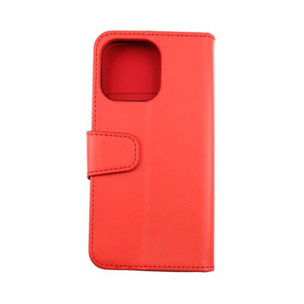 Rvelon iPhone 13 Pro -suojakuori, taitettava korttipaikka, punainen