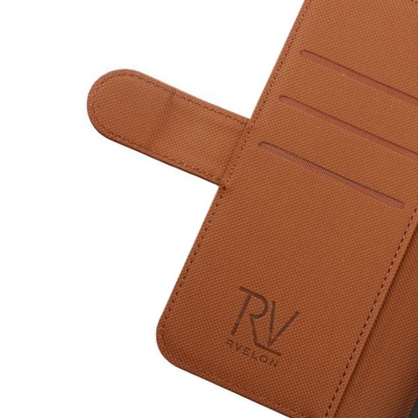 Rvelon iPhone 13 Pro -magneettikotelo, irrotettava kuori, ruskea