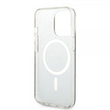 Guess iPhone 13 Pro -suojakuori 4G Pattern MagSafe, ruskea