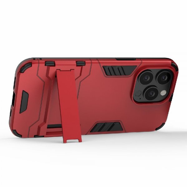 iPhone 13 Pro Kuoret Armor Jalustaominaisuus Punainen