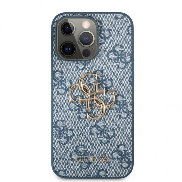 Guess iPhone 13 Pro Big Logo -kuori, sininen