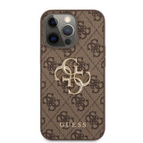 Guess iPhone 13 Pro Big Logo -kuori, ruskea