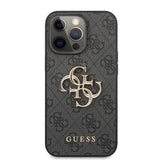 Guess iPhone 13 Pro Big Logo -kuori, harmaa