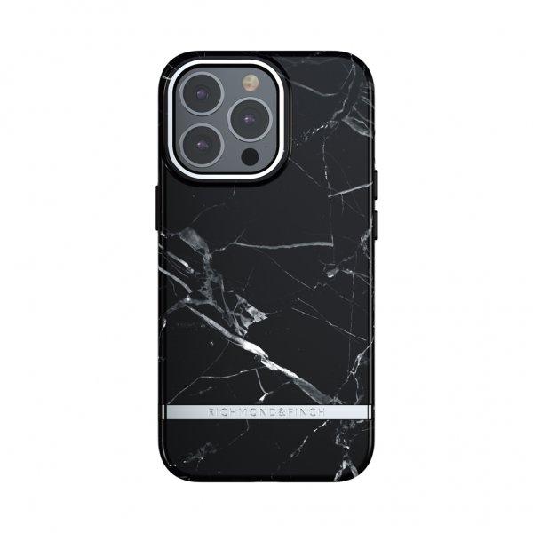 Richmond & Finch iPhone 13 Pro -suojakuori, Black Marble