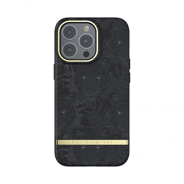 Richmond & Finch iPhone 13 Pro -kuori Black Tiger