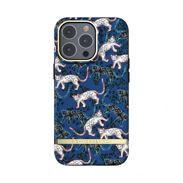 Richmond & Finch iPhone 13 Pro Suojakuori Blue Leopard