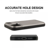 iPhone 13 Pro Kuori Card Slide Musta