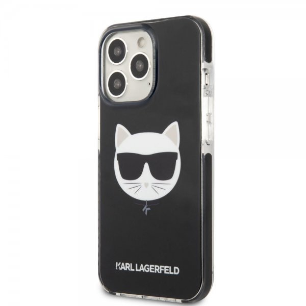 Karl Lagerfeld iPhone 13 Pro Suojakuori Choupette Musta