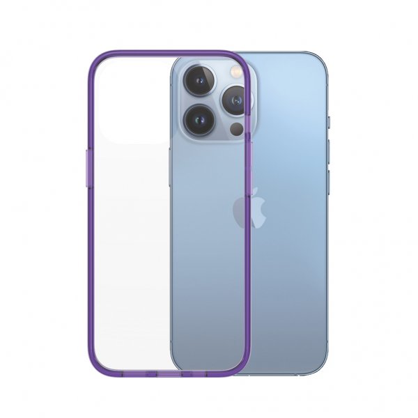 PanzerGlass iPhone 13 Pro -suojakuori ClearCase Color Grape