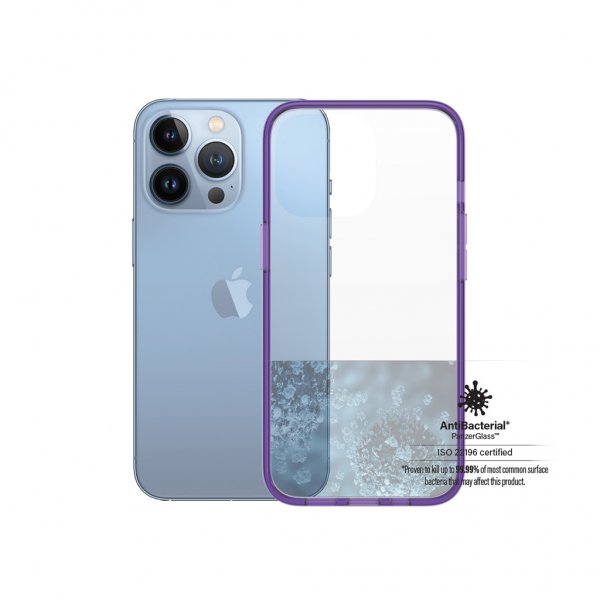 PanzerGlass iPhone 13 Pro -suojakuori ClearCase Color Grape